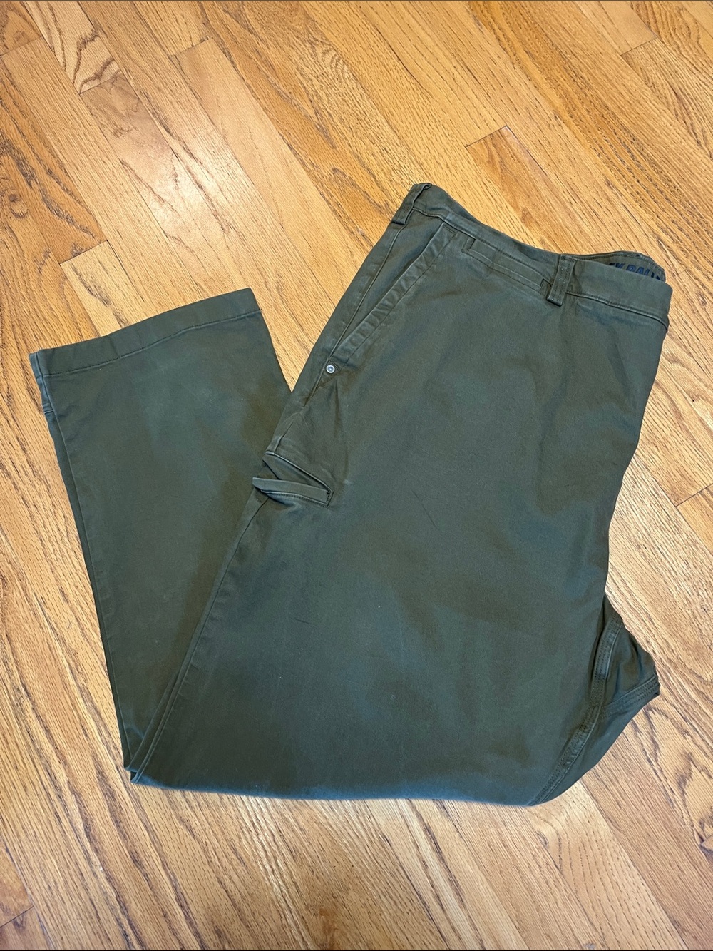 -Duluth Trading Flex Ballroom Khakis Relaxed Fit Green Men's Pants W/48 L/30 - Picture 9 of 11